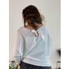 Svetr tenký dlouhý rukáv dámský (S/M ONE SIZE) ITALSKÁ MÓDA IMM23NM1236/DUR (Velikost S/M/L, Barva červená)