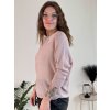 Svetr tenký dlouhý rukáv dámský (S/M ONE SIZE) ITALSKÁ MÓDA IMM23NM1236/DUR (Velikost S/M/L, Barva červená)