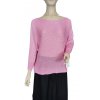 Svetr tenký dlouhý rukáv dámský (S/M ONE SIZE) ITALSKÁ MÓDA IMM23NM1236/DUR (Velikost S/M/L, Barva červená)