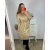 Šaty společenské flitrové dlouhý rukáv dámské nadrozměr  (3XL/4XL ONE SIZE) ITALSKÁ MÓDA IMWQ23170/DUR (Velikost 3XL/4XL, Barva Černá)
