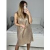 Šaty elegantní třpytivé s flitry bez rukávu dámské (S/M ONE SIZE) ITALSKá MóDA IMM23M84269/DUR (Velikost S/M/L, Barva Černá)