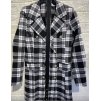 Šaty elegantní kabátkové s páskem dlouhý rukáv dámské (S/M ONE SIZE) ITALSKÁ MÓDA IMPGM235862/DUR (Velikost S, Barva červená)