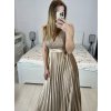 Šaty dlouhé společenské flitrové sametové bez rukávu dámské (S/M ONE SIZE) ITALSKÁ MÓDA IMWB233931/DU (Velikost S/M/L, Barva Černá)