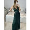 Šaty dlouhé společenské flitrové sametové bez rukávu dámské (S/M ONE SIZE) ITALSKÁ MÓDA IMWB233931/DU (Velikost S/M/L, Barva Černá)