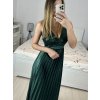 Šaty dlouhé společenské flitrové sametové bez rukávu dámské (S/M ONE SIZE) ITALSKÁ MÓDA IMWB233931/DU (Velikost S/M/L, Barva Černá)