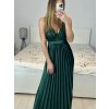 Šaty dlouhé společenské flitrové sametové bez rukávu dámské (S/M ONE SIZE) ITALSKÁ MÓDA IMWB233931/DU (Velikost S/M/L, Barva Černá)