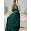 Šaty dlouhé společenské flitrové sametové bez rukávu dámské (S/M ONE SIZE) ITALSKÁ MÓDA IMWB233931/DU (Velikost S/M/L, Barva Černá)