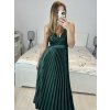 Šaty dlouhé společenské flitrové sametové bez rukávu dámské (S/M ONE SIZE) ITALSKÁ MÓDA IMWB233931/DU (Velikost S/M/L, Barva Černá)