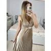 Šaty dlouhé společenské flitrové sametové bez rukávu dámské (S/M ONE SIZE) ITALSKÁ MÓDA IMWB233931/DU (Velikost S/M/L, Barva Černá)