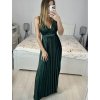 Šaty dlouhé společenské flitrové sametové bez rukávu dámské (S/M ONE SIZE) ITALSKÁ MÓDA IMWB233931/DU (Velikost S/M/L, Barva Černá)