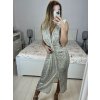 Šaty dlouhé elegantní třpytivé s flitry bez rukávu dámské (S/M ONE SIZE) ITALSKÁ MÓDA IMPBB23B24183/DU