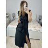 Šaty dlouhé společenské bez rukávu dámské (S/M ONE SIZE) ITALSKá MODA IM323141/DU (Velikost S/M/L, Barva béžová)