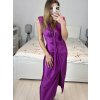 Šaty dlouhé společenské bez rukávu dámské (S/M ONE SIZE) ITALSKá MODA IM323141/DU (Velikost S/M/L, Barva béžová)