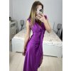 Šaty dlouhé společenské bez rukávu dámské (S/M ONE SIZE) ITALSKá MODA IM323141/DU (Velikost S/M/L, Barva béžová)