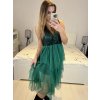 Šaty společenské flitrové bez rukávu dámské (S/M ONE SIZE) ITALSKÁ MÓDA IMWGB234289/DU