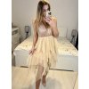 Šaty společenské flitrové bez rukávu dámské (S/M ONE SIZE) ITALSKÁ MÓDA IMWGB234289/DU