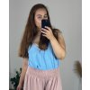 Tílko s krajkou dámské nadrozměr Pizzo (XL/2XL/3XL ONE SIZE) ITALSKÁ MÓDA IMBM23023/DU (Velikost 2XL/3XL, Barva bílá)