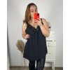 Tílko s krajkou dámské nadrozměr Pizzo (XL/2XL/3XL ONE SIZE) ITALSKÁ MÓDA IMBM23023/DU (Velikost 2XL/3XL, Barva bílá)