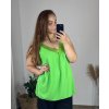Tílko s krajkou dámské nadrozměr Pizzo (XL/2XL/3XL ONE SIZE) ITALSKÁ MÓDA IMBM23023/DU (Velikost 2XL/3XL, Barva bílá)