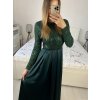 Šaty dlouhé společenské flitrové dlouhý rukáv dámské (S/M ONE SIZE) ITALSKÁ MÓDA IMPGM2324526/DUR