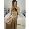 Šaty dlouhé společenské flitrové dlouhý rukáv dámské (S/M ONE SIZE) ITALSKÁ MÓDA IMPGM2324526/DUR (Velikost S/M/L, Barva zelená smaragdová)
