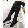 Silonky punčocháče dlouhé zateplené dámské (S/M ONE SIZE) ITALSKÁ MÓDA IMM23SC011B/DR (Velikost S/M/L, Barva Černá)