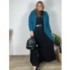 Cardigan pletený dlouhý rukáv dámský nadrozměr (L/XL/2XL ONE SIZE) ITALSKÁ MÓDA IM423455/DR