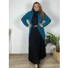 Cardigan pletený dlouhý rukáv dámský nadrozměr (L/XL/2XL ONE SIZE) ITALSKÁ MÓDA IM423455/DR