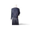 Svetr slabý úpletový dlouhý netopýří rukáv dámský (S/M/L ONE SIZE) ITALSKá MóDA IM723GALA/DR