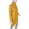 Šaty teplé dlouhý rukáv dámské nadrozměr (L/XL ONE SIZE) ITALSKá MóDA IMC23460/DR (Velikost L/XL, Barva béžová)