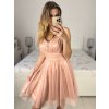 Šaty krátké společenské na ramínka dámské (S/M ONE SIZE) ITALSKÁ MÓDA IMPSH23C662/DU (Velikost S/M/L, Barva Černá)