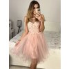 Šaty společenské na ramínka dámské (S/M ONE SIZE) ITALSKÁ MÓDA IMM2319871/DU (Velikost S/M/L, Barva růžová)
