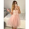 Šaty společenské na ramínka dámské (S/M ONE SIZE) ITALSKÁ MÓDA IMM2319871/DU (Velikost S/M/L, Barva růžová)