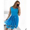 Šaty elegantní letní bez rukávu dámské (S/M/L ONE SIZE) ITALSKÁ MÓDA IMHMS23NELA/DU (Velikost M/L, Barva béžová)