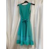 Šaty elegantní letní bez rukávu dámské (S/M/L ONE SIZE) ITALSKÁ MÓDA IMHMS23NELA/DU (Velikost M/L, Barva béžová)