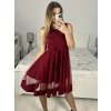 Šaty elegantní letní bez rukávu dámské (S/M/L ONE SIZE) ITALSKÁ MÓDA IMHMS23NELA/DU (Velikost M/L, Barva béžová)