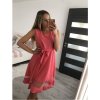 Šaty elegantní letní bez rukávu dámské (S/M/L ONE SIZE) ITALSKÁ MÓDA IMHMS23NELA/DU (Velikost M/L, Barva béžová)