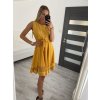 Šaty elegantní letní bez rukávu dámské (S/M/L ONE SIZE) ITALSKÁ MÓDA IMHMS23NELA/DU (Velikost M/L, Barva béžová)