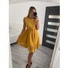 Šaty elegantní letní bez rukávu dámské (S/M/L ONE SIZE) ITALSKÁ MÓDA IMHMS23NELA/DU (Velikost M/L, Barva béžová)