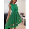 Šaty elegantní letní bez rukávu dámské (S/M/L ONE SIZE) ITALSKÁ MÓDA IMHMS23NELA/DU (Velikost M/L, Barva béžová)