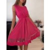 Šaty elegantní letní bez rukávu dámské (S/M/L ONE SIZE) ITALSKÁ MÓDA IMHMS23NELA/DU (Velikost M/L, Barva béžová)