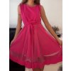 Šaty elegantní letní bez rukávu dámské (S/M/L ONE SIZE) ITALSKÁ MÓDA IMHMS23NELA/DU (Velikost M/L, Barva béžová)