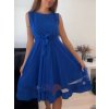 Šaty elegantní letní bez rukávu dámské (S/M/L ONE SIZE) ITALSKÁ MÓDA IMHMS23NELA/DU (Velikost M/L, Barva béžová)