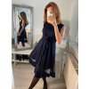 Šaty elegantní letní bez rukávu dámské (S/M/L ONE SIZE) ITALSKÁ MÓDA IMHMS23NELA/DU (Velikost M/L, Barva béžová)