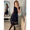Šaty elegantní letní bez rukávu dámské (S/M/L ONE SIZE) ITALSKÁ MÓDA IMHMS23NELA/DU (Velikost M/L, Barva béžová)