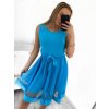 Šaty elegantní letní bez rukávu dámské (S/M/L ONE SIZE) ITALSKÁ MÓDA IMHMS23NELA/DU (Velikost M/L, Barva béžová)
