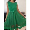 Šaty elegantní letní bez rukávu dámské (S/M/L ONE SIZE) ITALSKÁ MÓDA IMHMS23NELA/DU (Velikost M/L, Barva béžová)