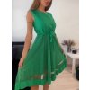 Šaty elegantní letní bez rukávu dámské (S/M/L ONE SIZE) ITALSKÁ MÓDA IMHMS23NELA/DU (Velikost M/L, Barva béžová)