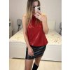 Tunika flitrová bez rukávů dámská (S/M ONE SIZE) ITALSKÁ MÓDA IMM23M84215ELC/DUR (Velikost S/M/L, Barva Černá)
