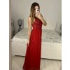 Šaty dlouhé elegantní s flitry na ramínka dámské (S/M ONE SIZE) ITALSKÁ MÓDA IMPMD2329979C/DU